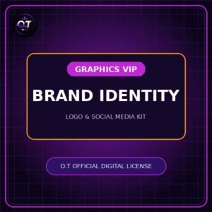 باقة تصميم الهوية التجارية والشعارات O.T Brand Identity VIP